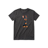 T-shirt Dog graphic 0038 - Dark Gray