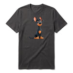 T-shirt Dog graphic 0038 - Dark Gray