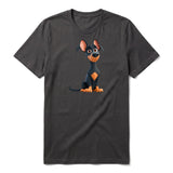 T-shirt Dog graphic 0038 - Dark Gray