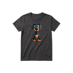 T-shirt Dog graphic 0039 - Dark Gray