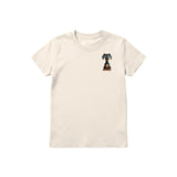 T-shirt Dog graphic 0039 - Natural
