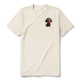 T-shirt Dog graphic 0041 - Natural