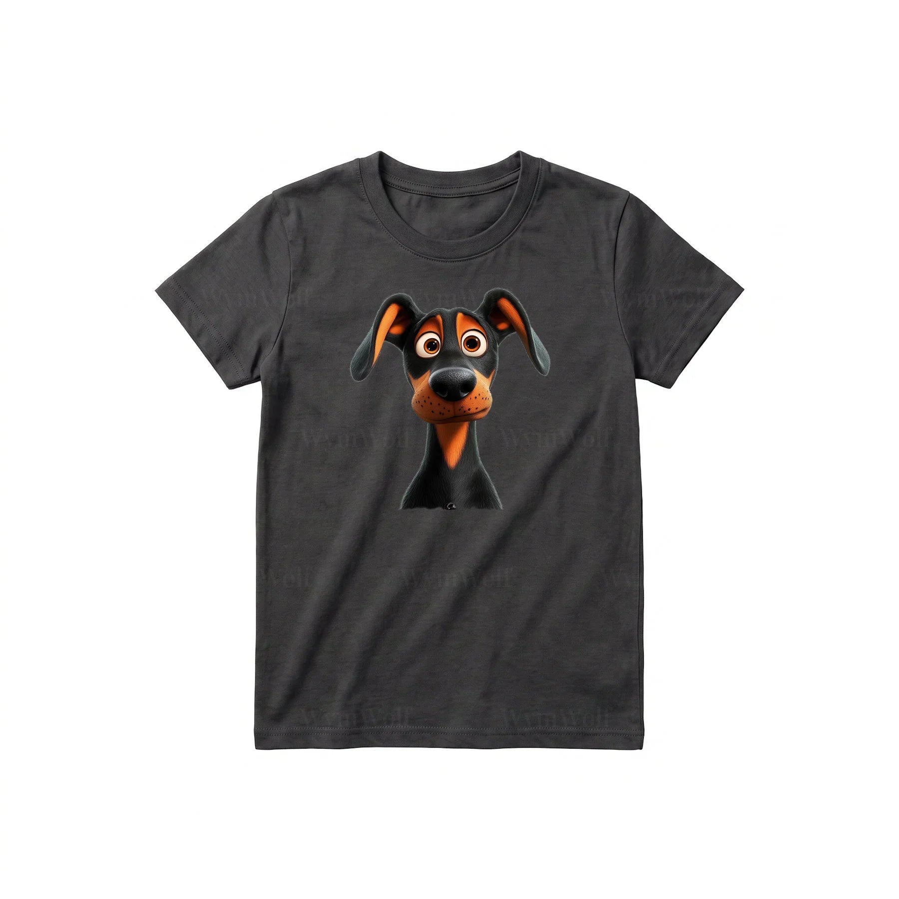 T-shirt Dog graphic 0042 - Dark Gray