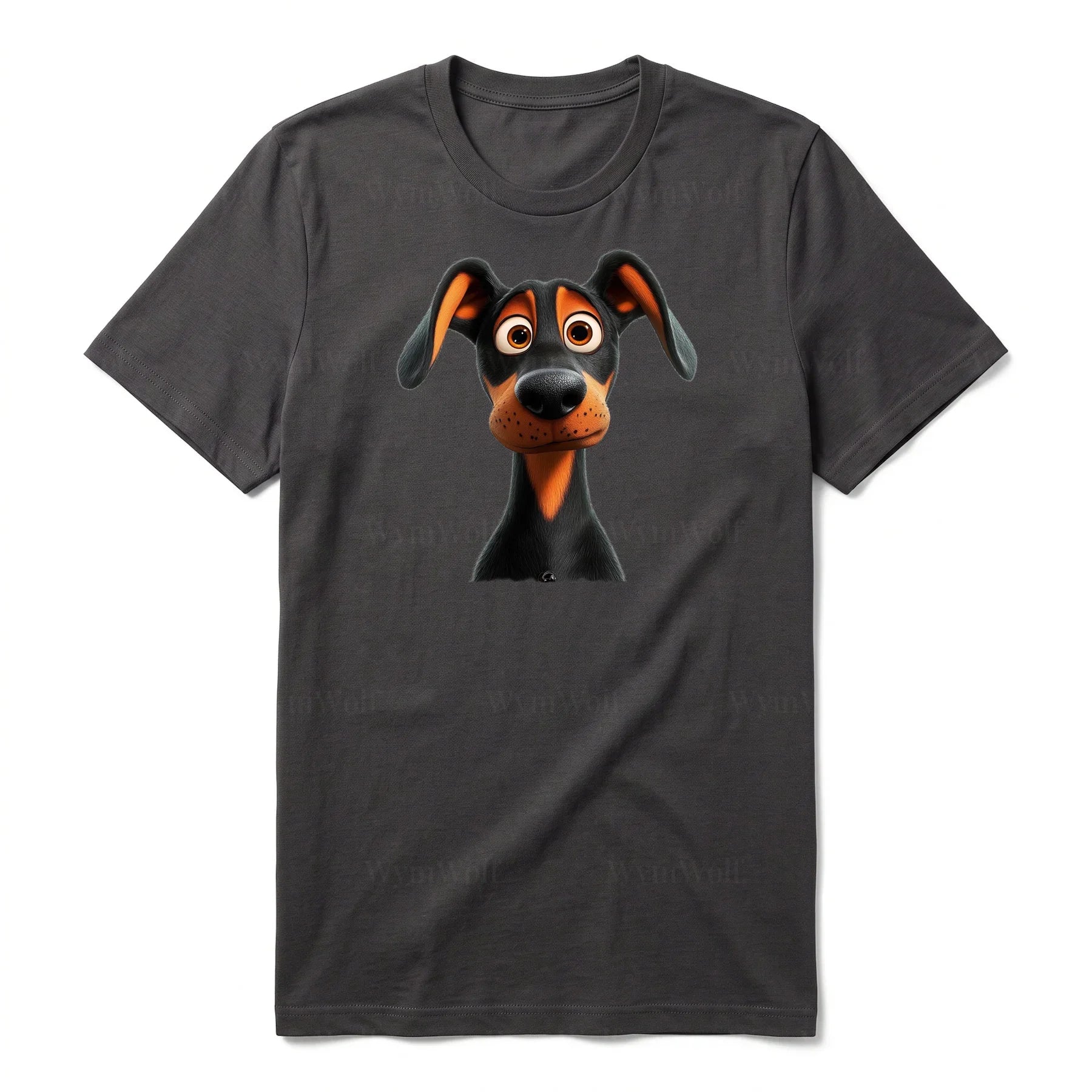 T-shirt Dog graphic 0042 - Dark Gray