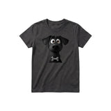 T-shirt Dog graphic 0043 - Dark Gray