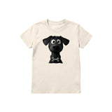 T-shirt Dog graphic 0043 - Natural
