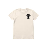T-shirt Dog graphic 0043 - Natural