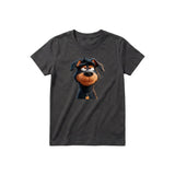 T-shirt Dog graphic 0044 - Dark Gray