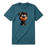T-shirt Dog graphic 0044 - Deep Teal