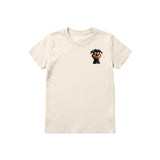 T-shirt Dog graphic 0044 - Natural