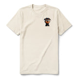 T-shirt Dog graphic 0044 - Natural