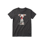 T-shirt Dog graphic 0045 - Dark Gray