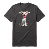 T-shirt Dog graphic 0045 - Dark Gray