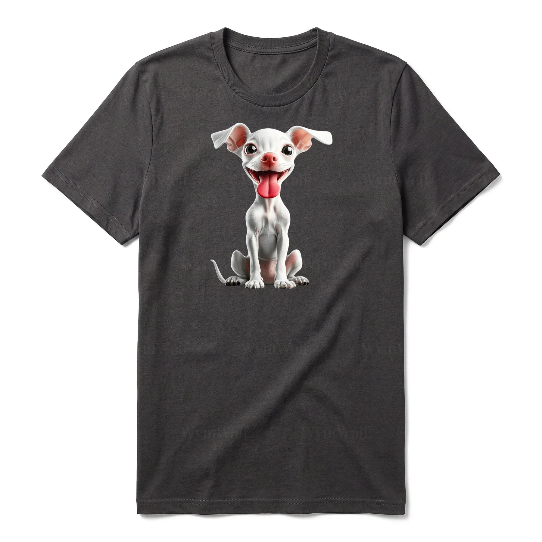 T-shirt Dog graphic 0045 - Dark Gray