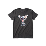 T-shirt Dog graphic 0046 - Dark Gray
