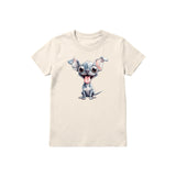 T-shirt Dog graphic 0046 - Natural