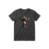 T-shirt Dog graphic 0047 - Dark Gray