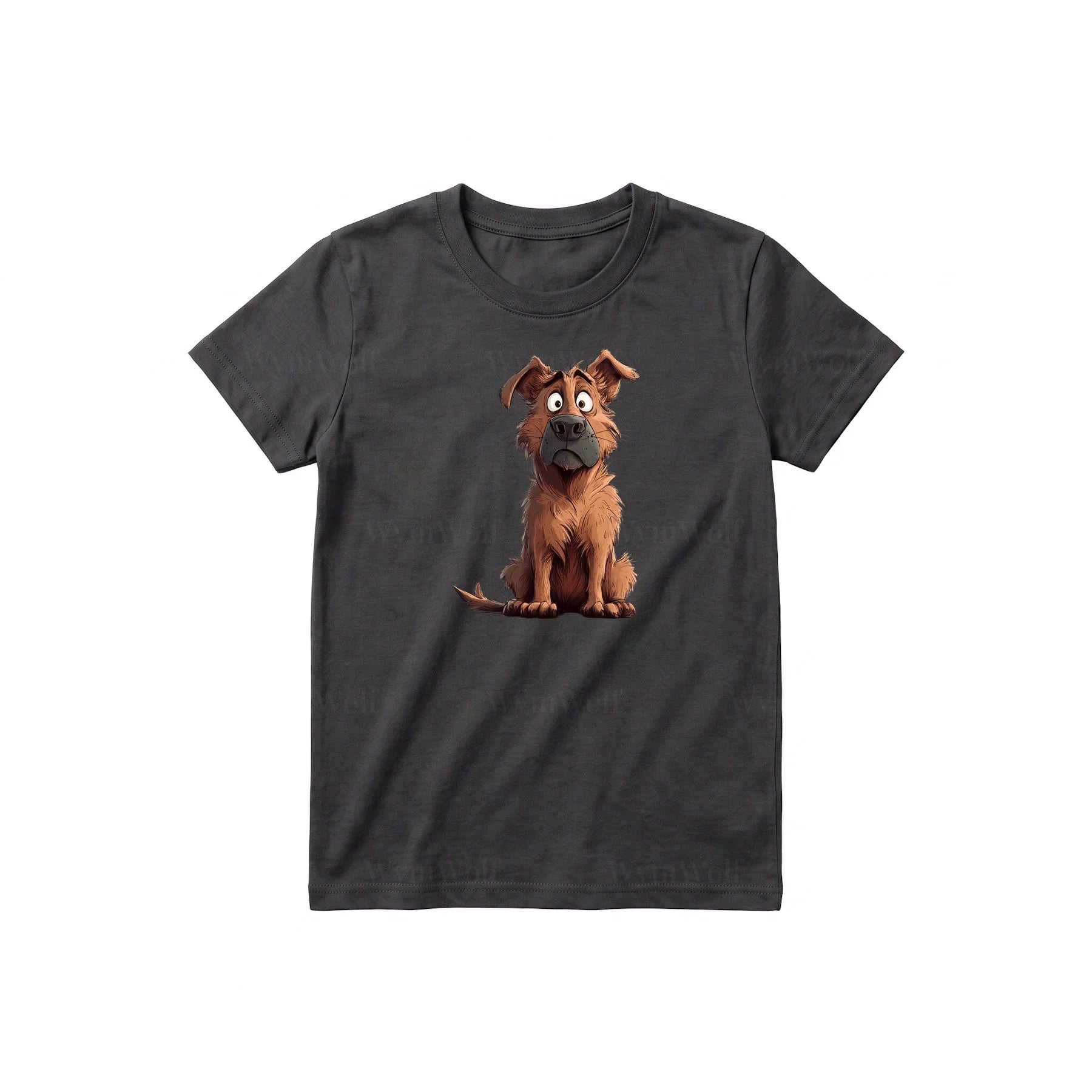 T-shirt Dog graphic 0048 - Dark Gray