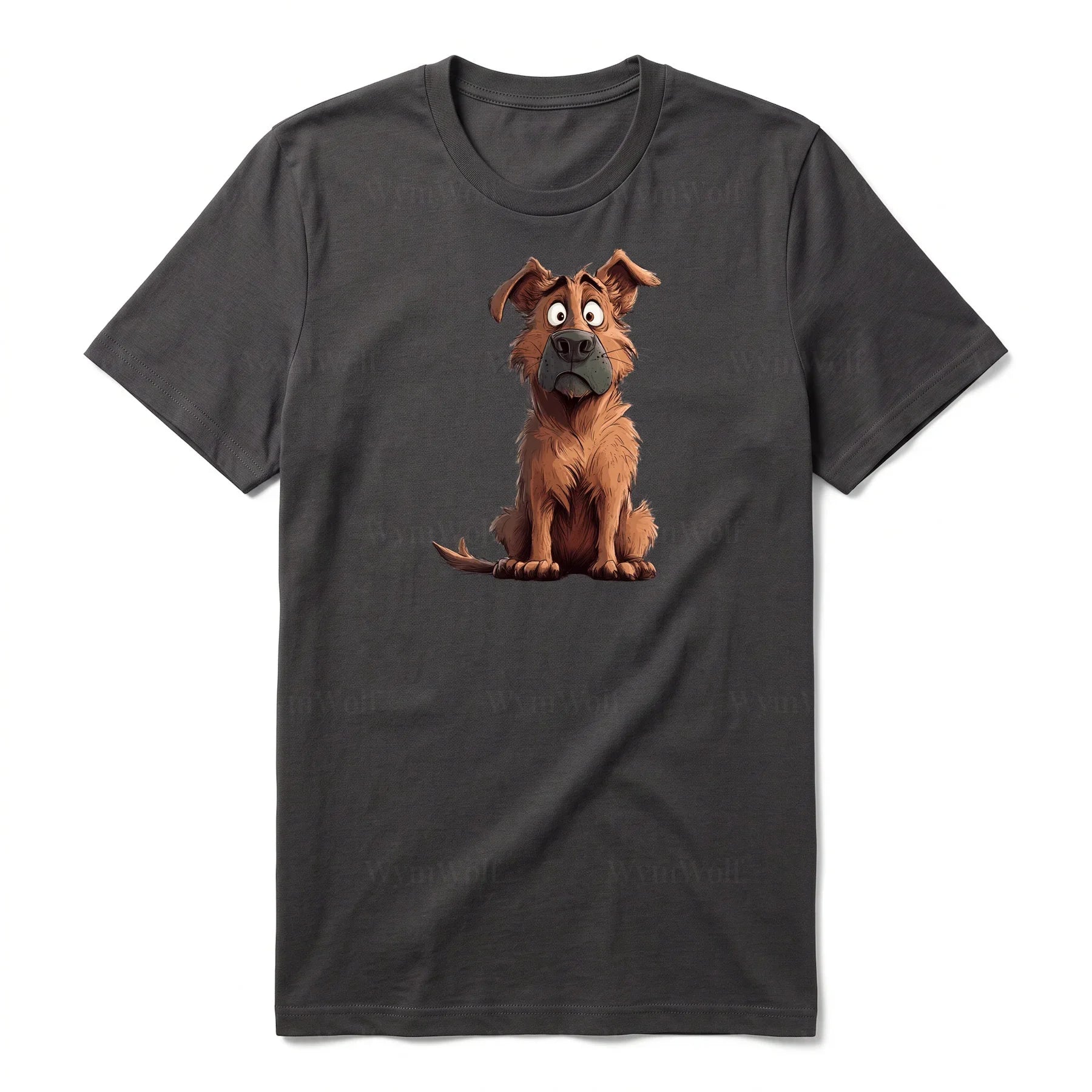 T-shirt Dog graphic 0048 - Dark Gray