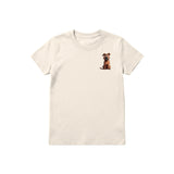 T-shirt Dog graphic 0048 - Natural