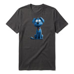 T-shirt Dog graphic 0049 - Dark Gray