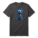 T-shirt Dog graphic 0049 - Dark Gray