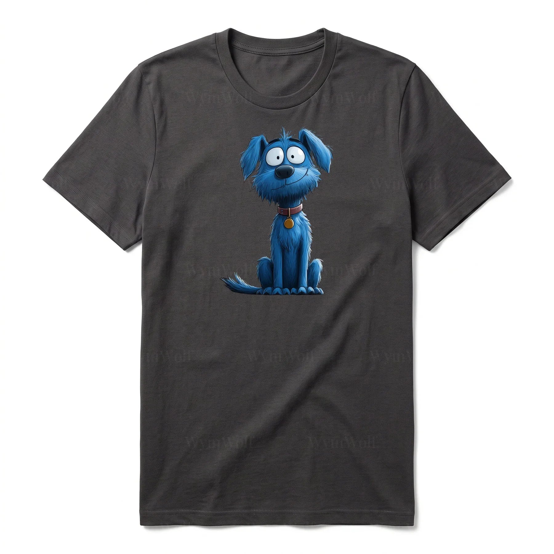 T-shirt Dog graphic 0049 - Dark Gray