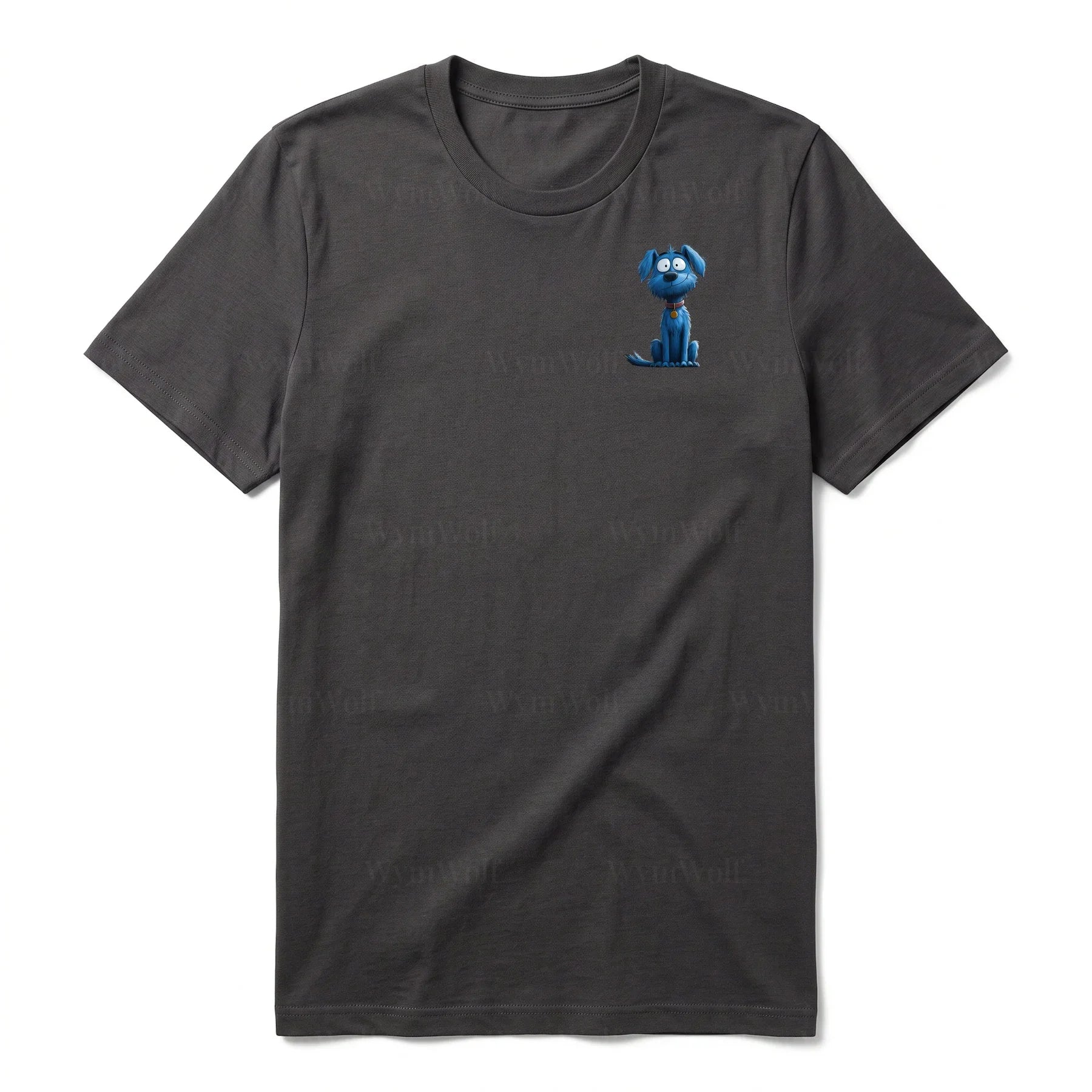 T-shirt Dog graphic 0049 - Dark Gray