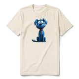 T-shirt Dog graphic 0049 - Natural