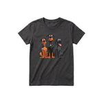 T-shirt Dog graphic 0050 - Dark Gray