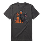 T-shirt Dog graphic 0050 - Dark Gray