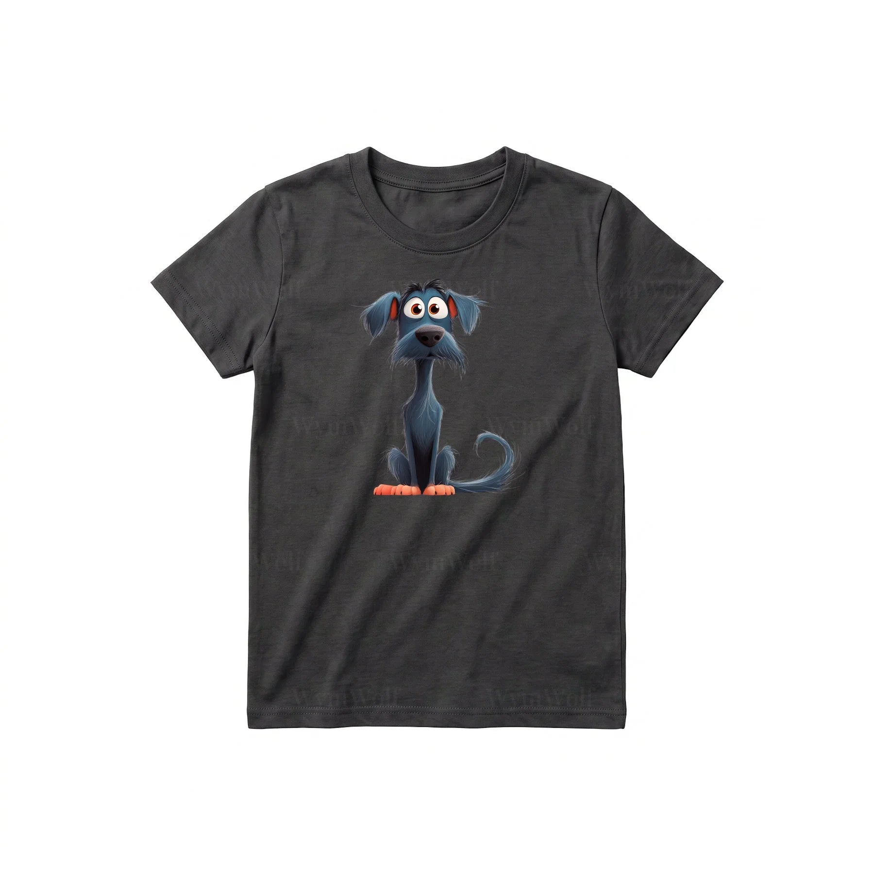 T-shirt Dog graphic 0051 - Dark Gray