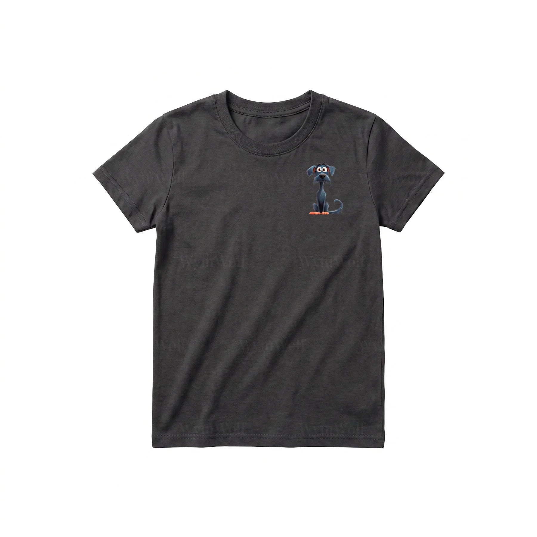 T-shirt Dog graphic 0051 - Dark Gray