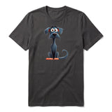 T-shirt Dog graphic 0051 - Dark Gray