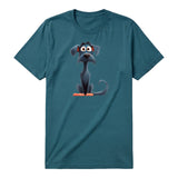 T-shirt Dog graphic 0051 - Deep Teal