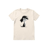 T-shirt Dog graphic 0052 - Natural