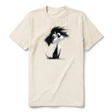 T-shirt Dog graphic 0052 - Natural