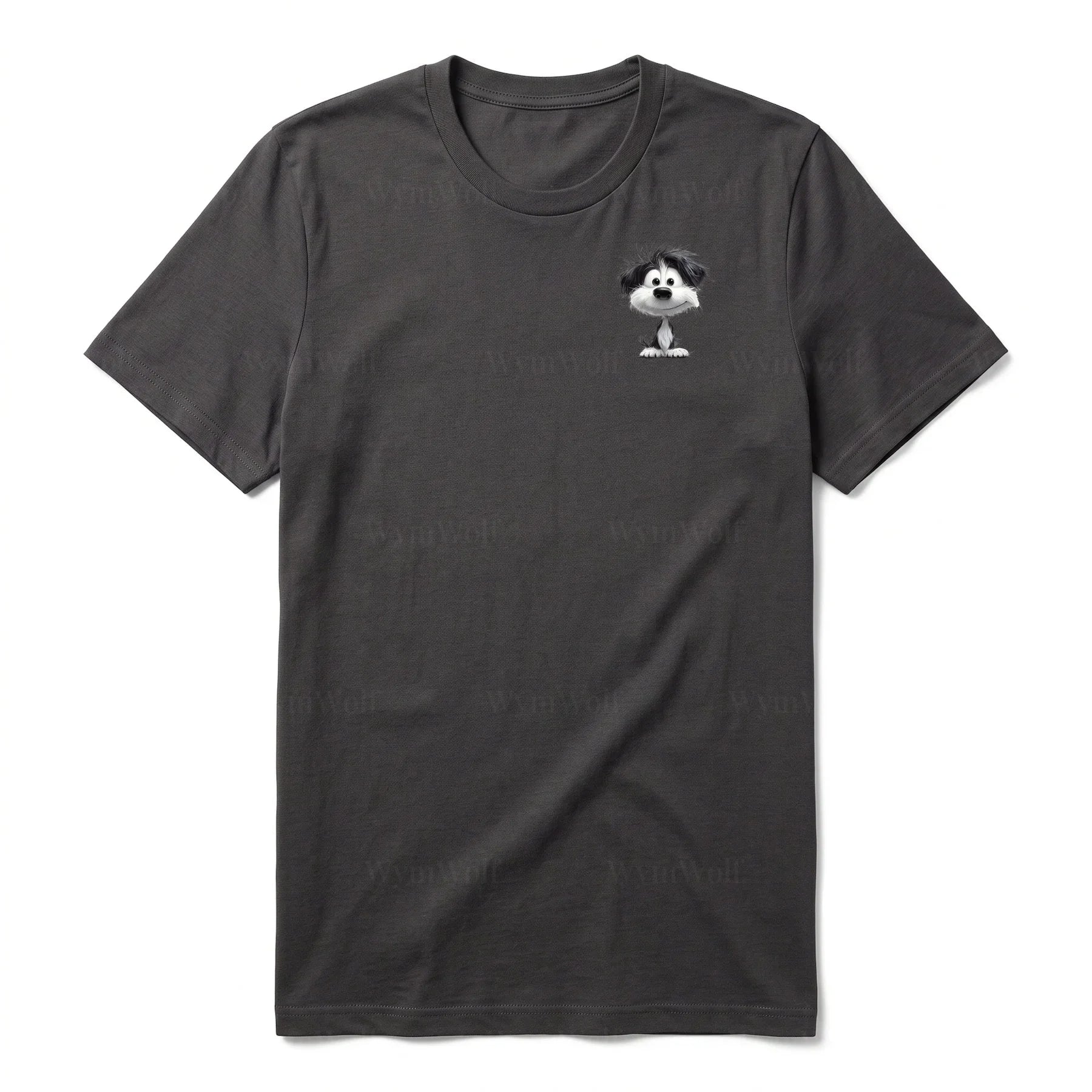 T-shirt Dog graphic 0053 - Dark Gray