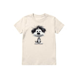 T-shirt Dog graphic 0053 - Natural
