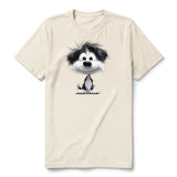 T-shirt Dog graphic 0053 - Natural