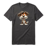 T-shirt Dog graphic 0054 - Dark Gray