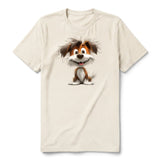 T-shirt Dog graphic 0054 - Natural