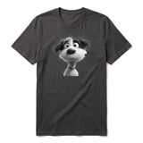 T-shirt Dog graphic 0055 - Dark Gray