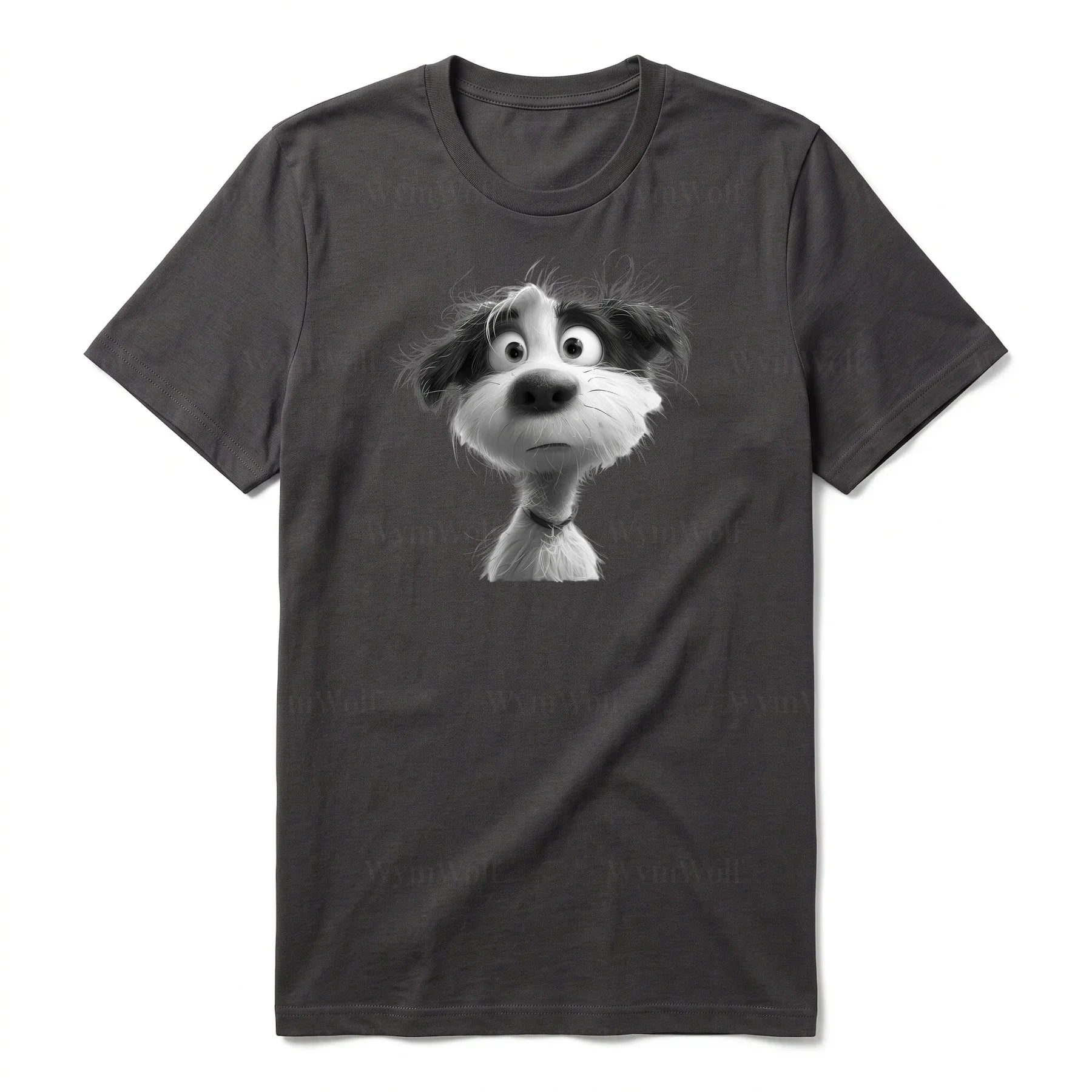 T-shirt Dog graphic 0055 - Dark Gray
