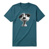 T-shirt Dog graphic 0055 - Deep Teal