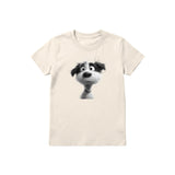 T-shirt Dog graphic 0055 - Natural