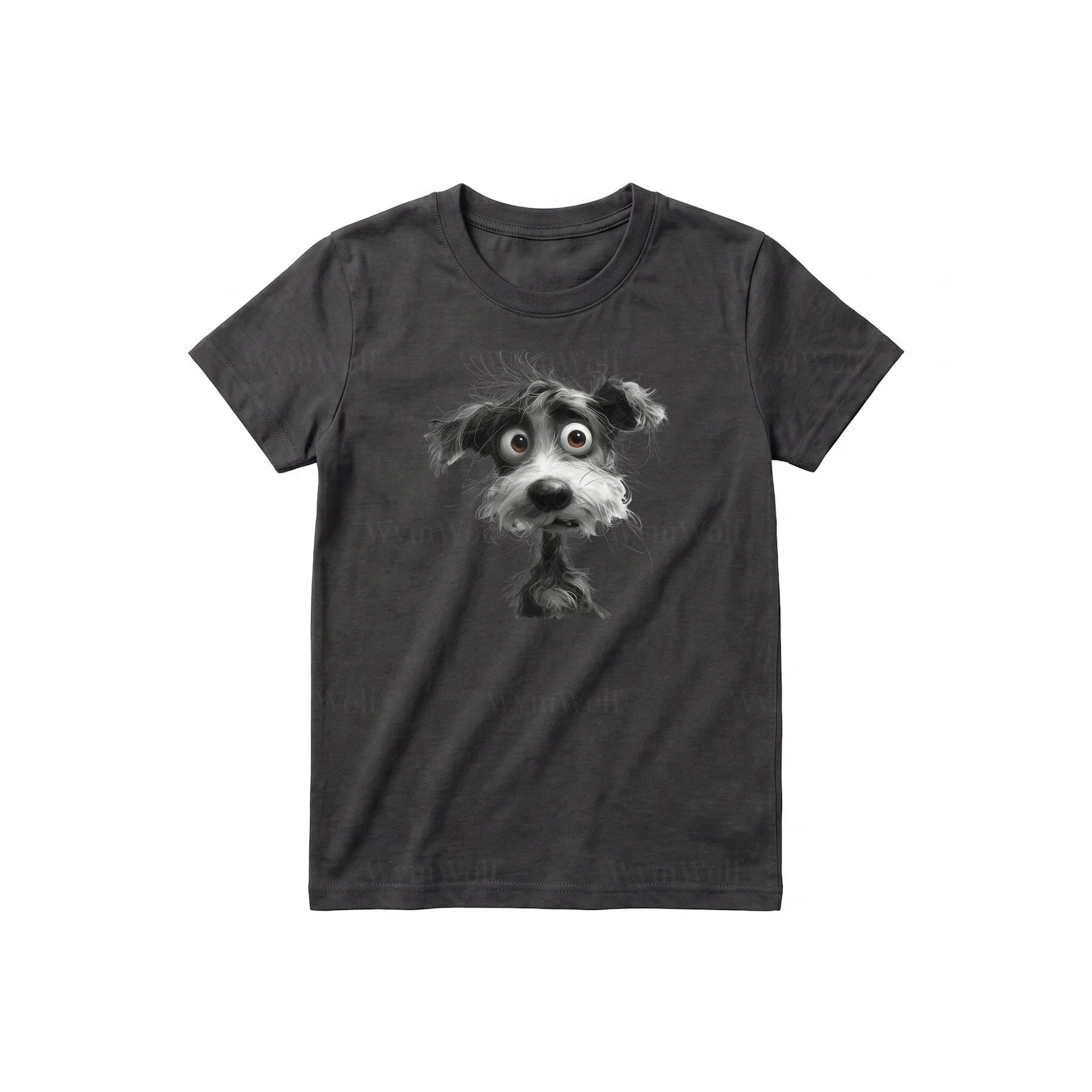 T-shirt Dog graphic 0056 - Dark Gray