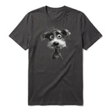 T-shirt Dog graphic 0056 - Dark Gray