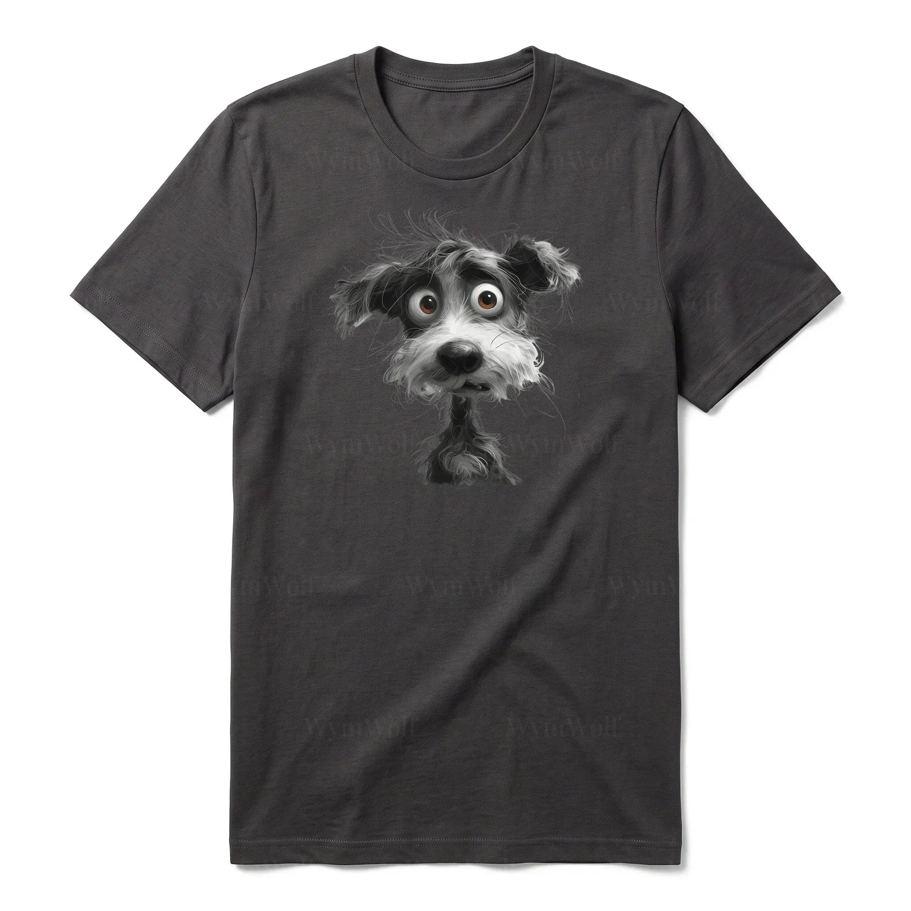 T-shirt Dog graphic 0056 - Dark Gray