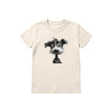 T-shirt Dog graphic 0056 - Natural
